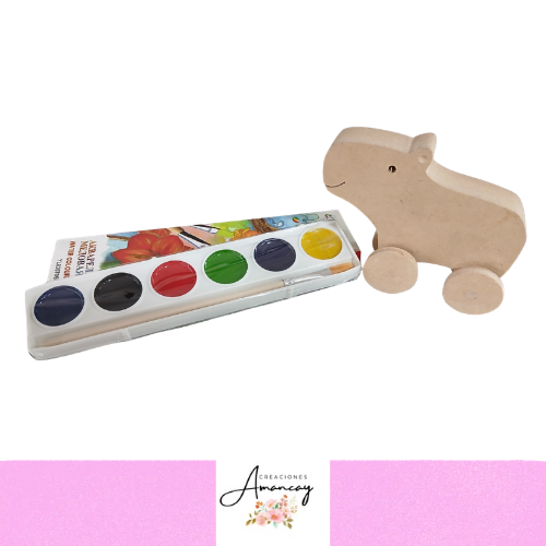 Producto - FIGURA CON RUEDAS + ACUARELAS MODELO 10