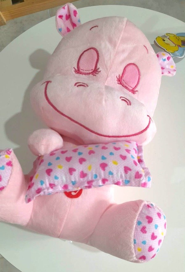 Producto - Peluche Hipopótamo rosado con sonido - 1