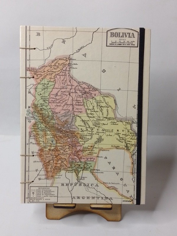 Producto - Bitácoras Especiales BOLIVIA Mapas de Sapiens 1953