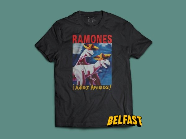 remera ramones adios amigos cover