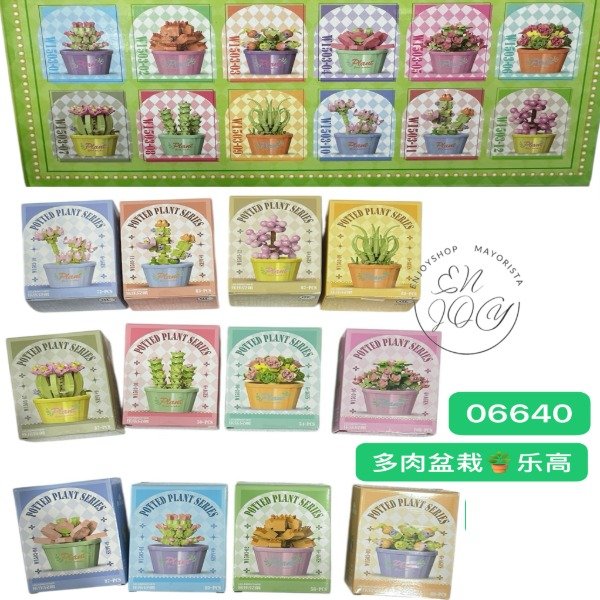 Producto - CAJA X12 LEGO PLANTA POTTED PLANT 06640