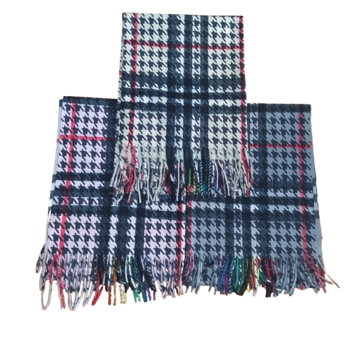 Producto - Ruana Multicolor Con Flecos 27818