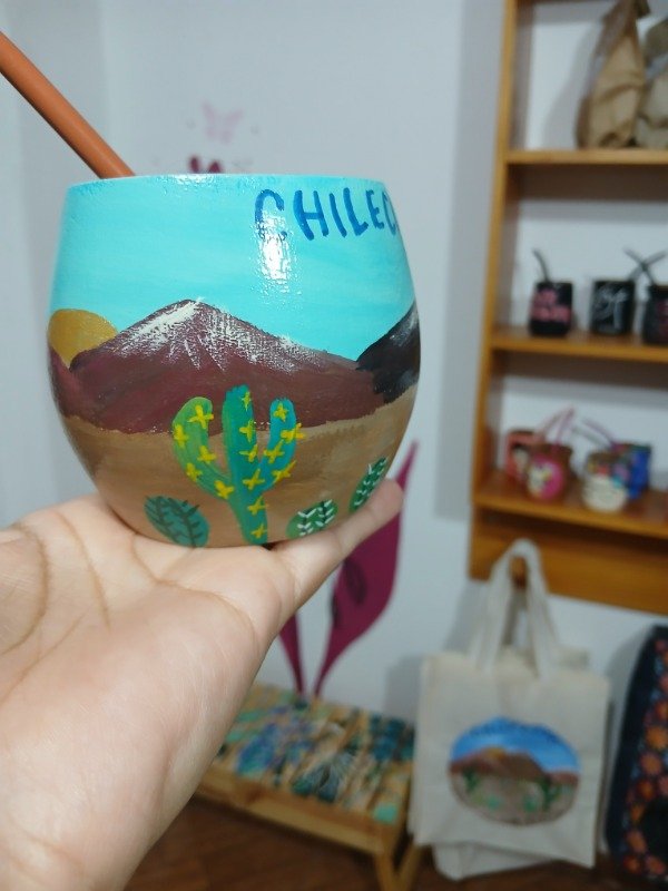 Producto - Mate "ESCENA DE MI TIERRA"