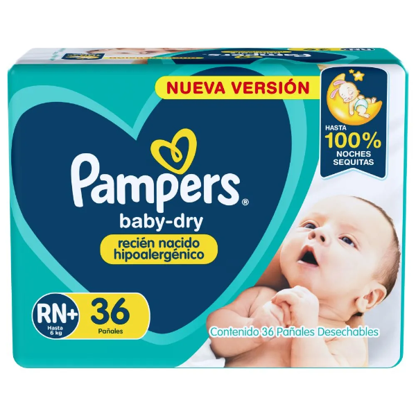 Producto - Pampers RN x 36