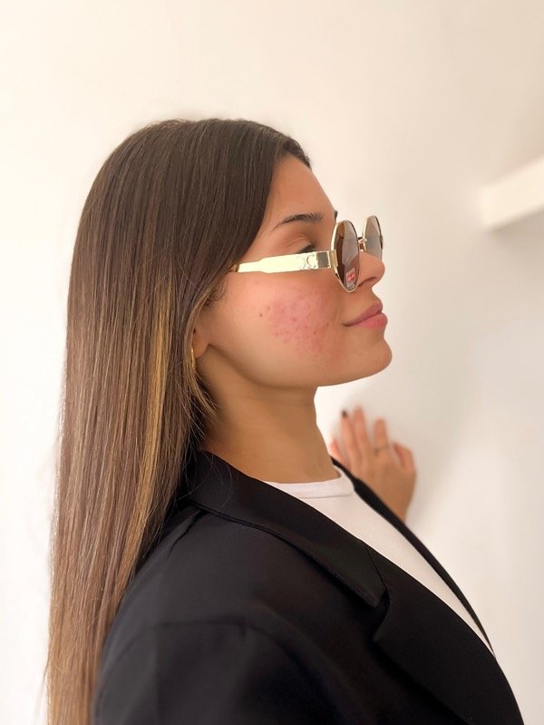 Producto - Gafas Hexa Celine Marrón Dorado