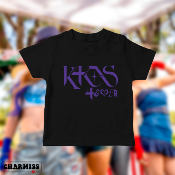 Producto - Baby Tee- logo k4os violeta - 1