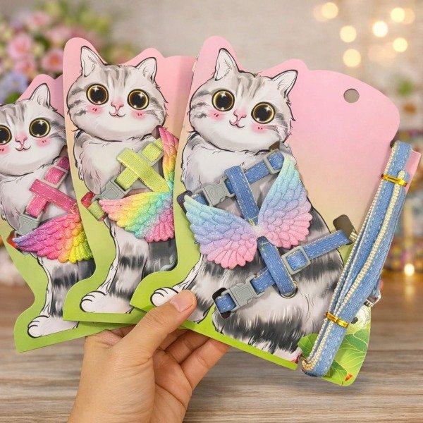 Producto - Pretal Alitas con Correa (Perros y Gatos) CH