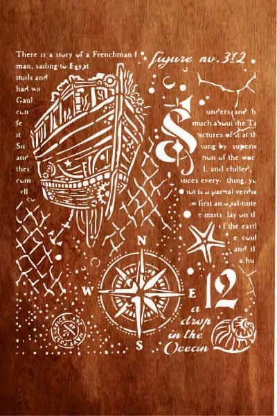 Producto - Stencil 20x25 cm H097