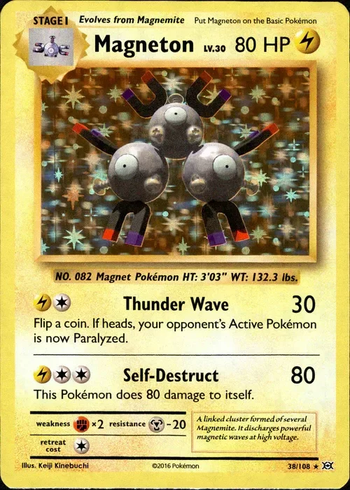 Producto - Magneton - 38/108 - Evolutions HOLO