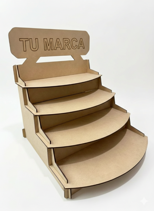 Producto - Exhibidor Expositor Desarmable Feriantes Comercio Con Tu Logo