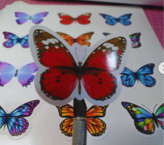 Producto - Stickers con corte en silueta personalizados. (Plancha A4) - 2