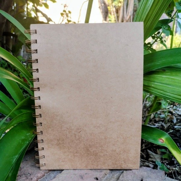 Producto - Cuaderno ecológico doble anillado 50 hojas (lisas/ rayadas)