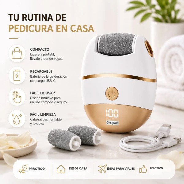Producto - Exfoliador de pies recargable Novatix - 2