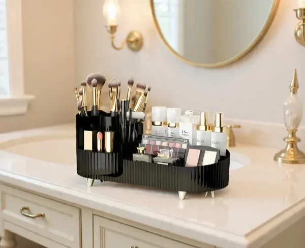 Producto - Organizador De Maquillaje, Cosméticos y Útiles con base Giratorio