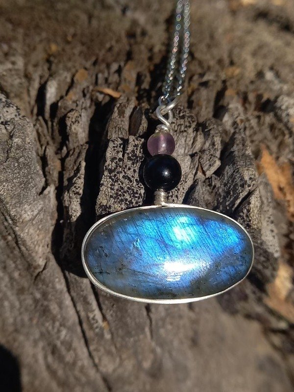 Producto - Labradorita, Obsidiana y Cuarzo Amatista