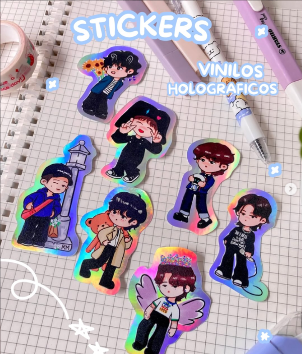 Producto - Stickers de Vinilo Holografico - 0