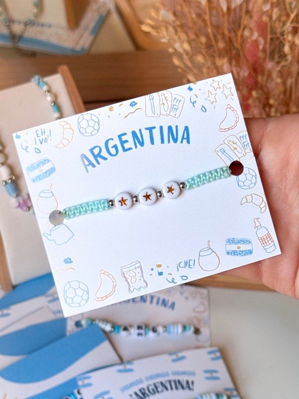 Producto - Pulsera 3 estrellas tejida