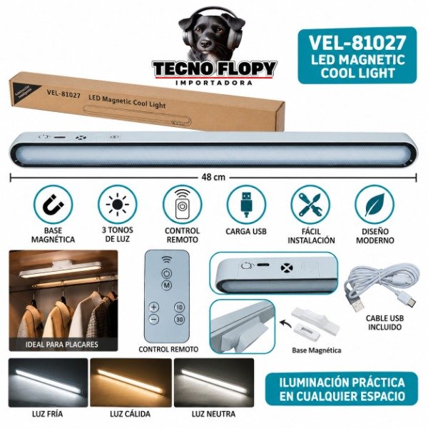 Producto - Lampara velador magnetico 3 tonos