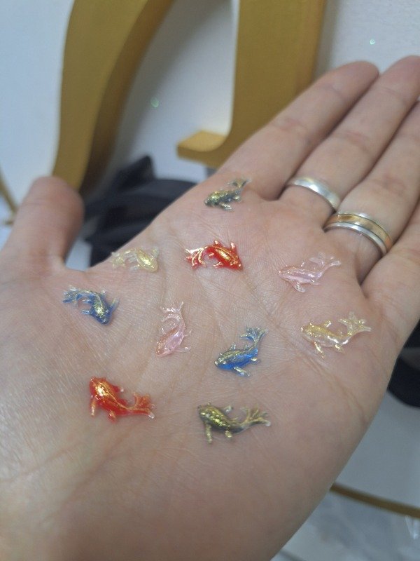 Producto - Pecesitos koi plasticos X 10