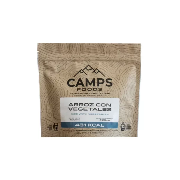 Producto - ALIMENTO ARROZ CON VEGETALES SALTEADOS CAMPS FOODS