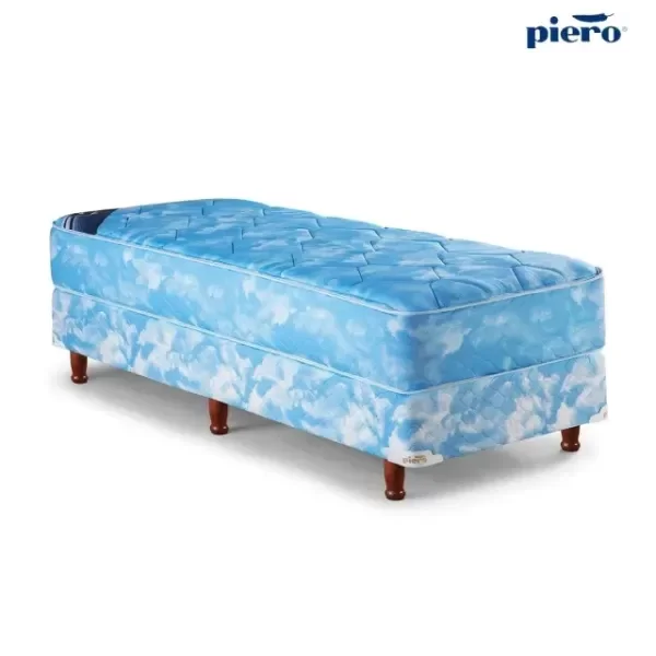 Producto - Sommier y Colchón Piero Body Matelasse 190x90 - 1