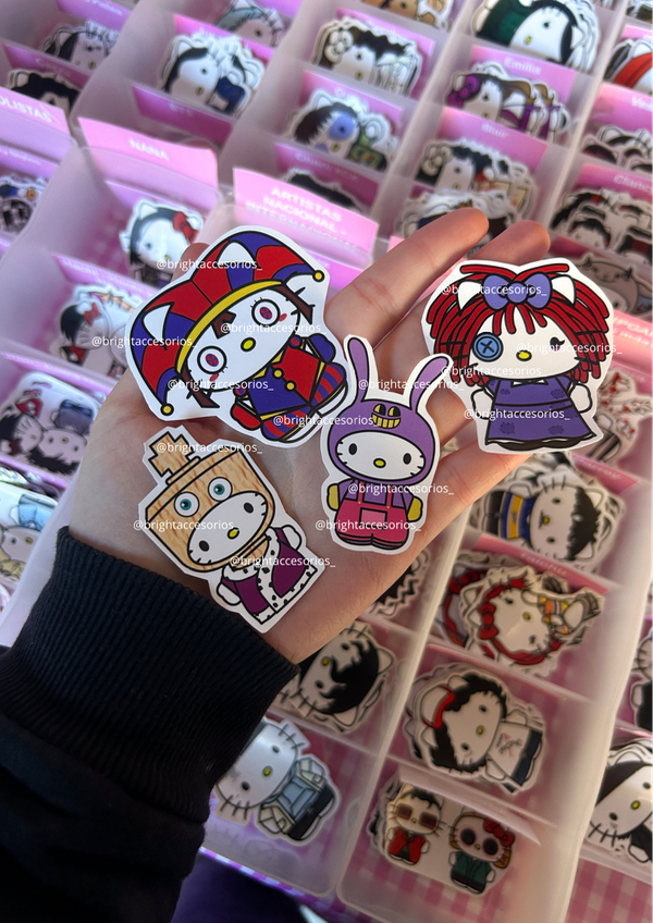 Producto - Stickers Kittys Digital Circus