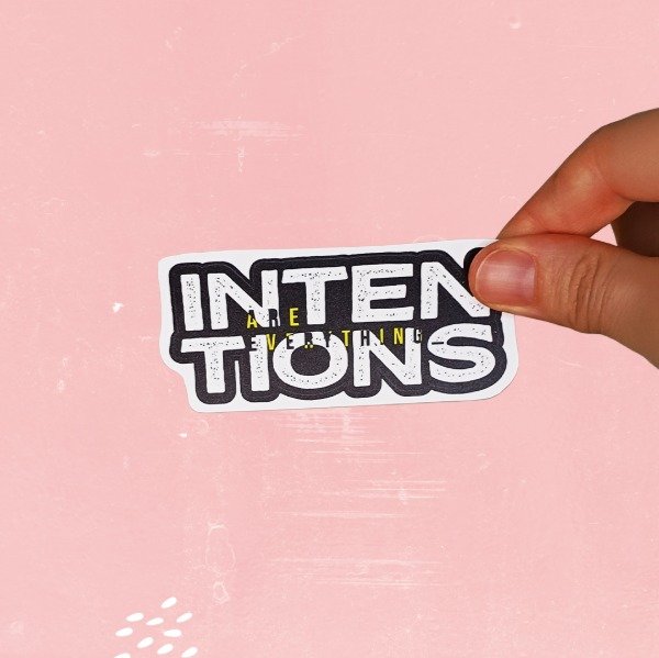 Producto - Sticker Intentions