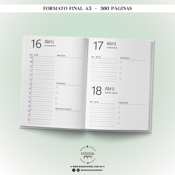 Producto - Agenda Diaria 2027 - Unisex - 3