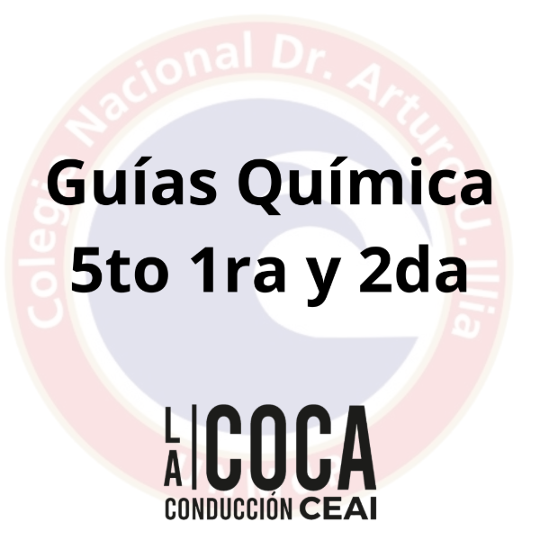 Producto - Guías Química 5to 1ra y 2da