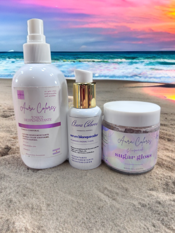 Producto - Mini combo blanqueador íntimo elixir.