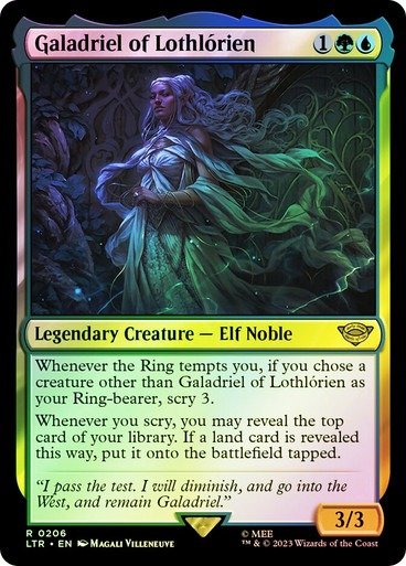 Producto - Galadriel of Lothlorien #206 Foil  The Lord of the Rings: Tales of Middle-Earth