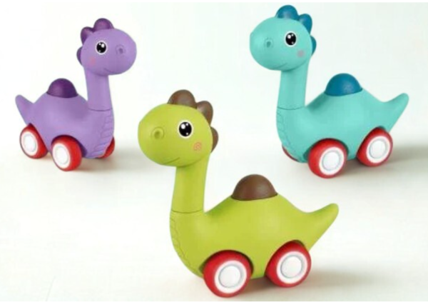 Producto - Dinosaurio con rueditas "PRESS AND GO"