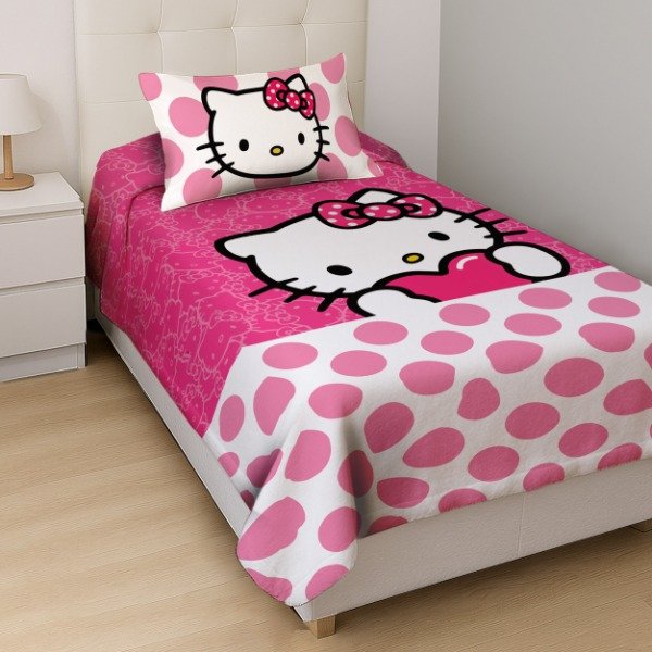 Producto - Cubrecama + Funda HELLO KITTY R