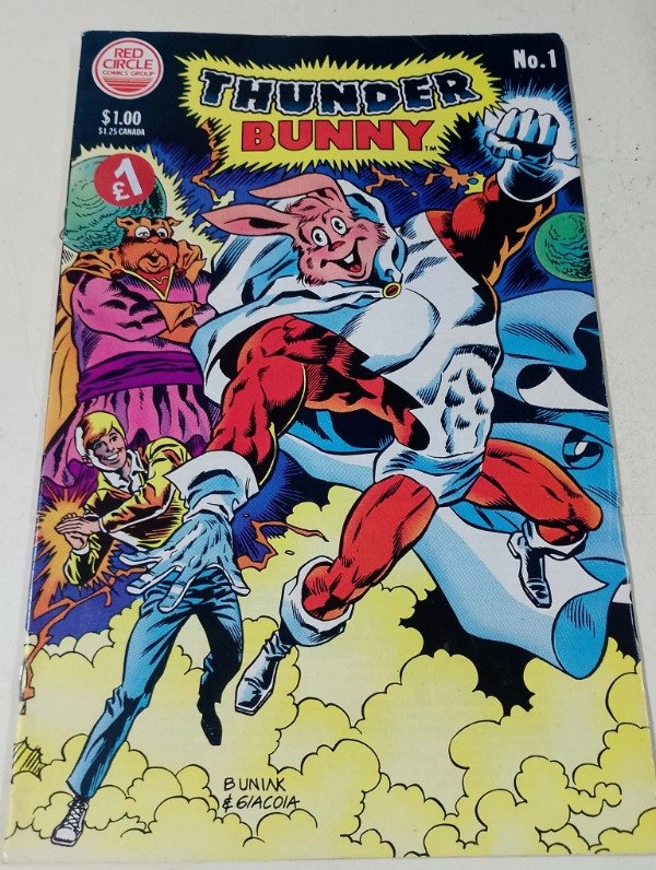 Producto - Thunder bunny - num 1 - red circle - Ingles