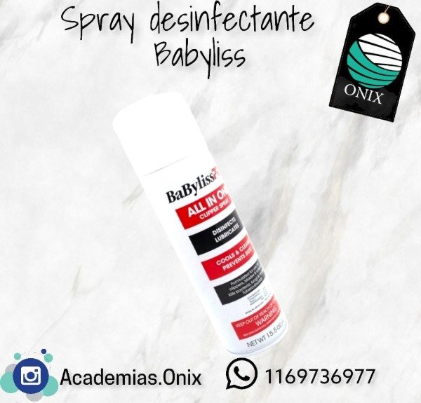 DESINFECTANTE LUBRICANTE 5 EN 1 BABYLISS - Academias Onix