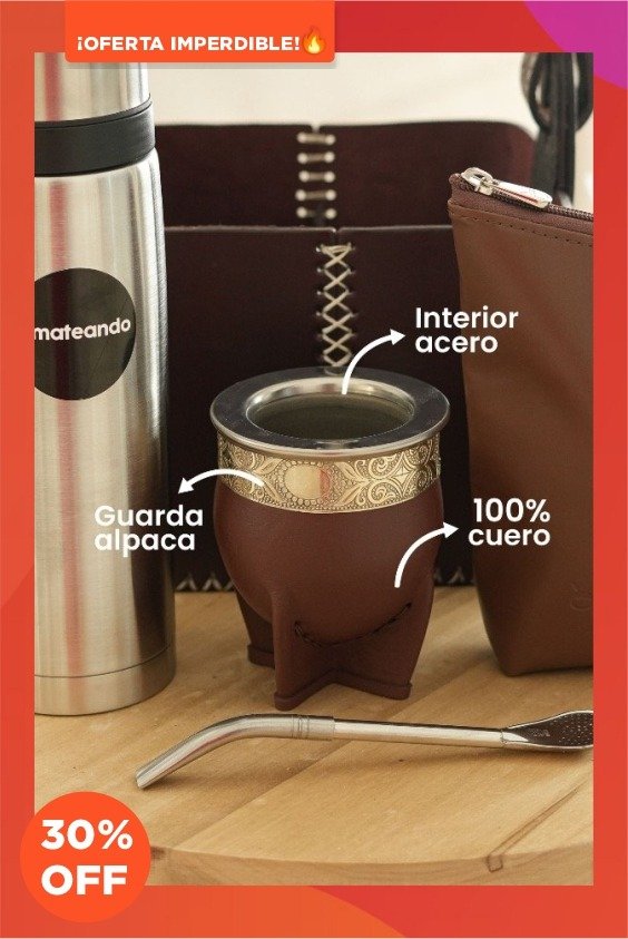 Producto - MATE IMPERIAL DELUXE MARRÓN OSCURO