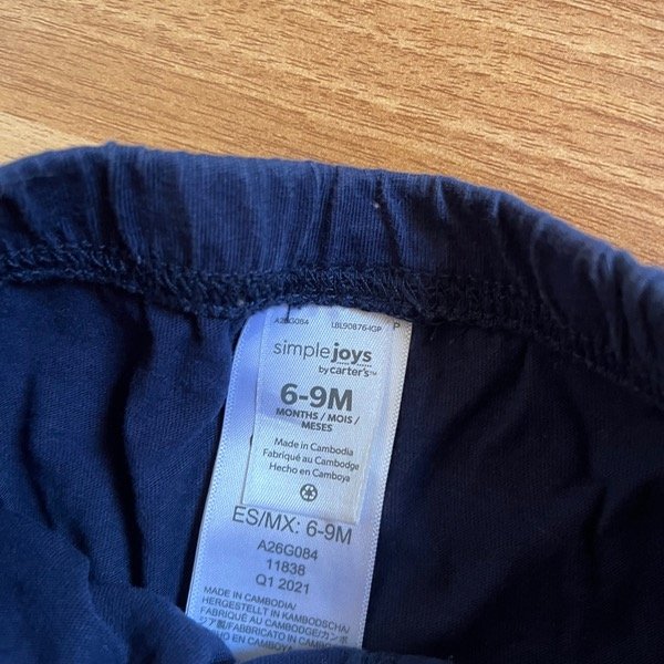 Producto - Pantalon Carters Botonoes Azul 6M - 1