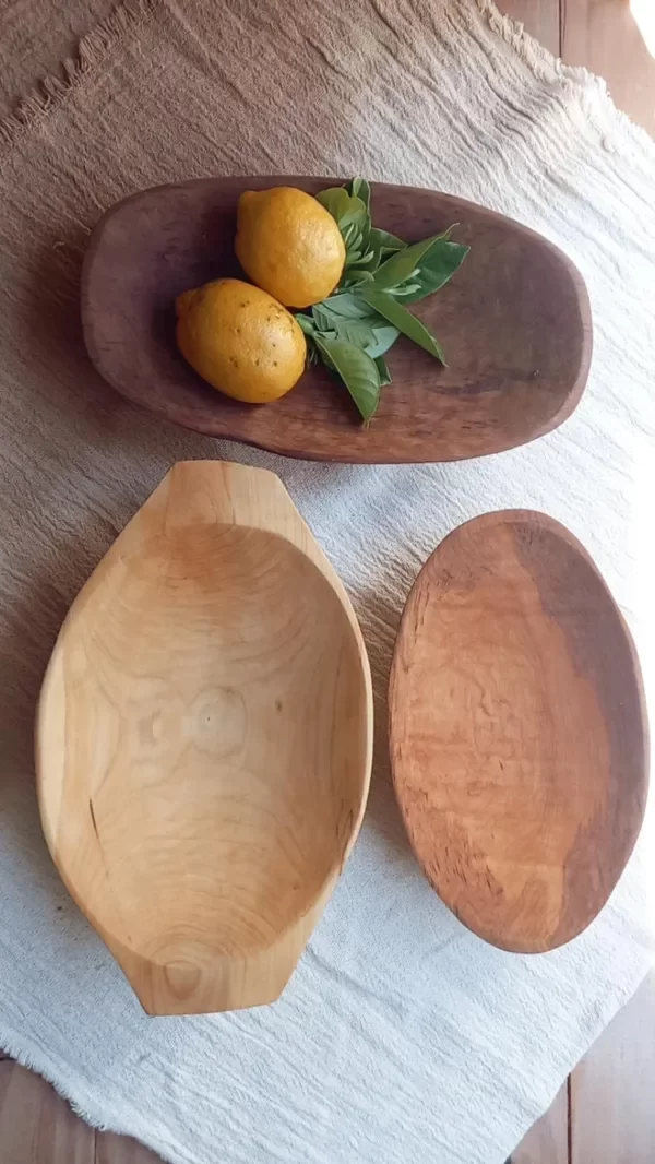 Producto - cuenco Mediano de "Lenga" madera nativa de la Patagonia