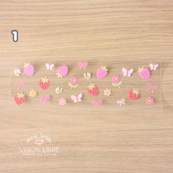 Producto - Stickers Frutas 8x23cm - 2