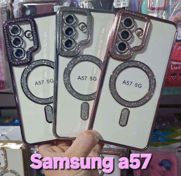 Producto - Fundas magsafe con strass. Samsung a57 - 0