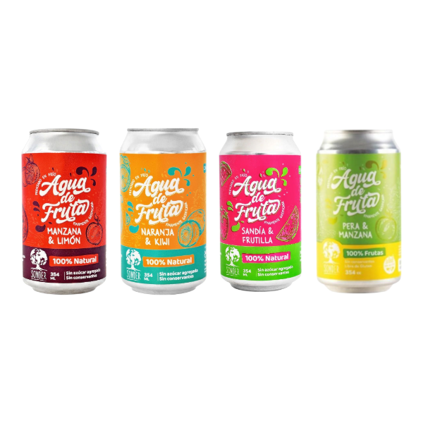 Producto - Agua Frutal Gasificada Sonder 354ml