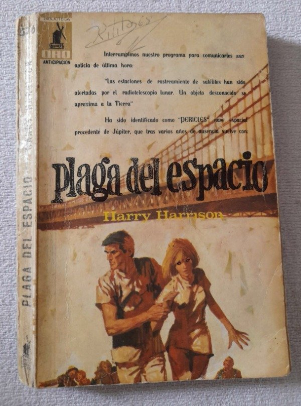Producto - Plaga Del Espacio - Harry Harrison - Molino - Biblioteca Oro #576 - Anticipacion