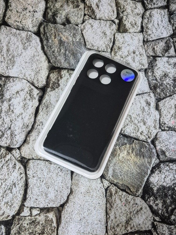 Producto - Funda silicone case Moto Edge 70 Fusion negra