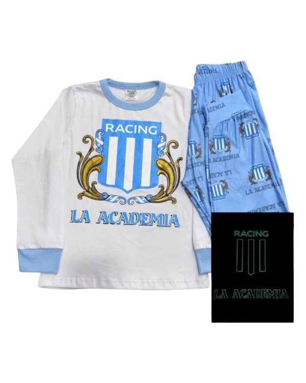 Producto - Pijama Racing Luminoso en la oscuridad