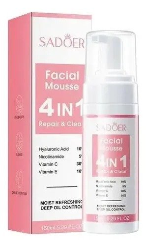 Producto - Limpiador 4 En 1 Sadoer Facial Mousse 4 En 1