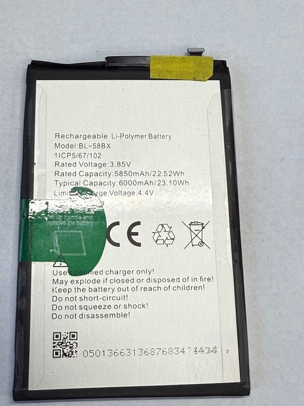 Producto - BATERIA INFINIX BL-58BX HOT 9 10 11 12 PLAY HOT 10S