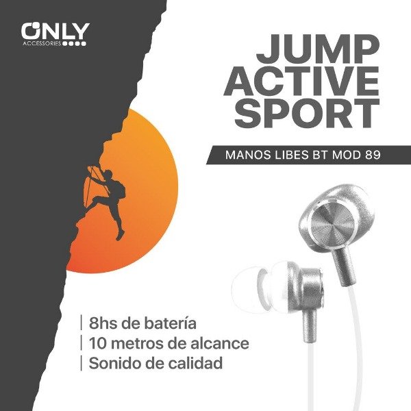 Producto - Auriculares Inalámbricos Deportivos Only BLANCO