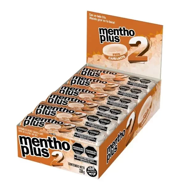 Producto - MENTHO PLUS CAFE LATTE DISPLAY X12UNID