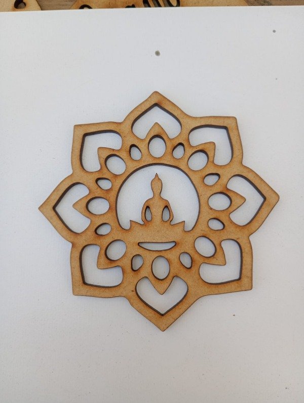 Producto - Atrapasueño circulo 10 cms mandala "buda" mod 01