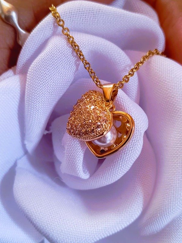Producto - Collar heart Perla